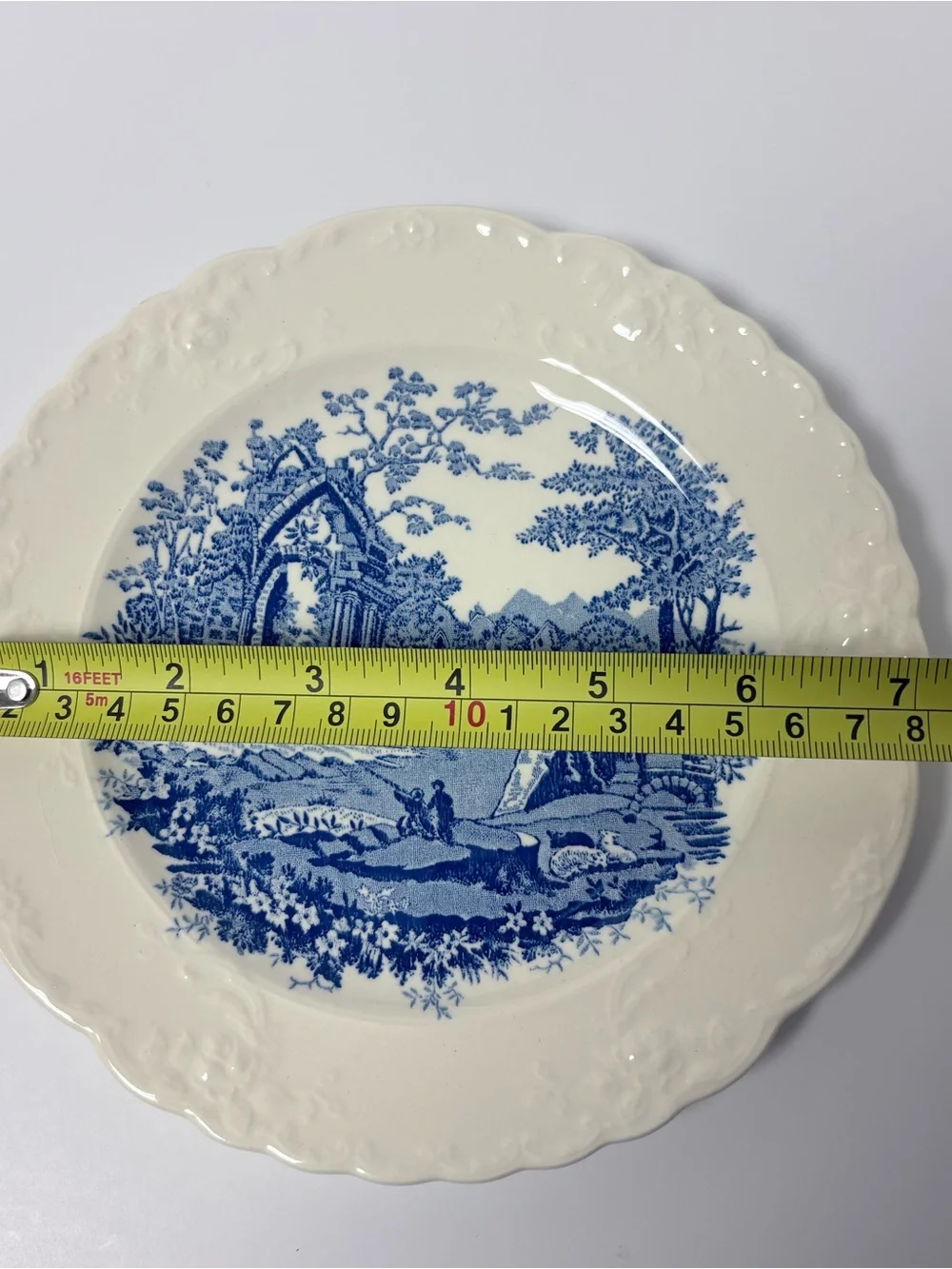 Vintage English Abbey 3 Piece Transferware Set